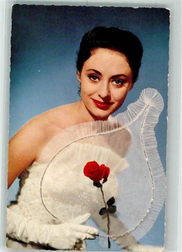 Foto A. Grimm Caterina Valente Fächer Rose