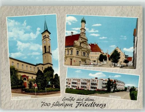 Friedberg Kath. Kirche Marienplatz Bierstrasse