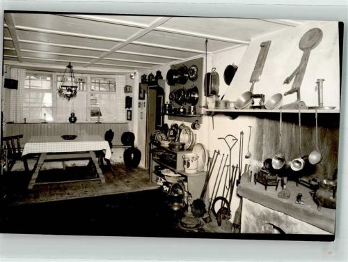 Weiler-Simmerberg Ausstellung Museum Ort handschriftlich Foto Original aus Archiv eines Ansichtskartenverlags