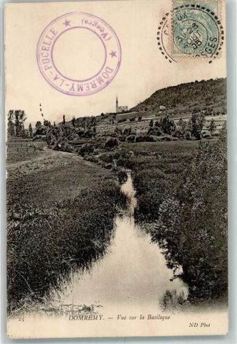 Domremy-la-Pucelle 1905 Briefmarke Bildseite