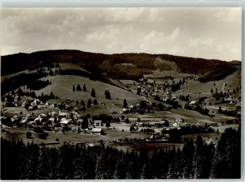 Altglashütten mit Kirche St. Wendelin und Neuglashütten Fotograf Faller