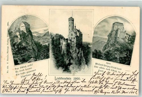 Lichtenstein 1902 Das Schloss