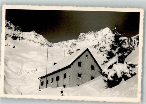 Prielschutzhaus 1957 Hüttenstempel Winter