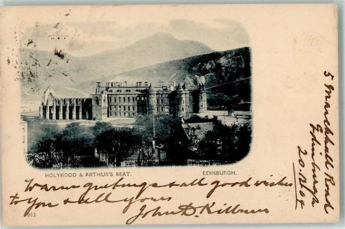 Edinburgh 1904 Holyrood Arthur`s Seat