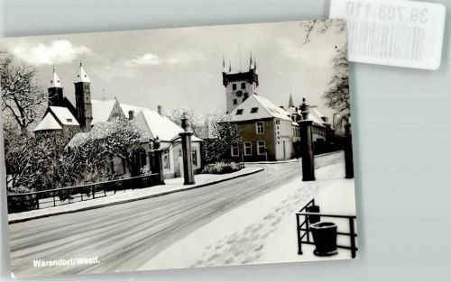 Warendorf Winter Foto Original aus Archiv eines Ansichtskartenverlags