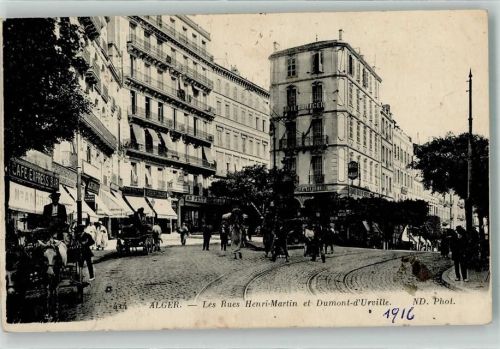 Alger 1916 Rue Henri-Martin Dumont-d´Urville