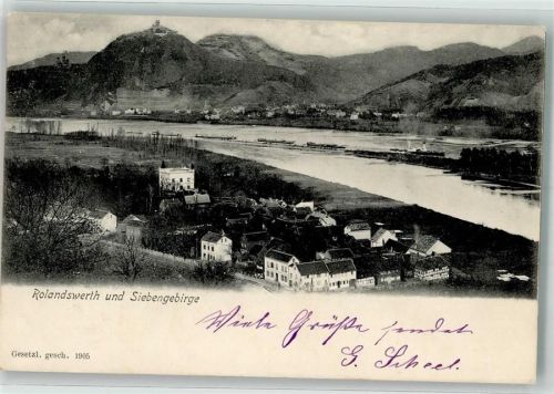 Rolandswerth 1908 Siebengebirge