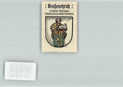 Großenehrich Freistaat Thüringen Schwarzburg Sondershausen