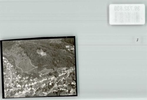 Schwalenberg Fliegeraufnahme vom Ort und der Burg Schwalenberg Foto Original aus Archiv eines Ansichtskartenverlags Ort handschriftlich