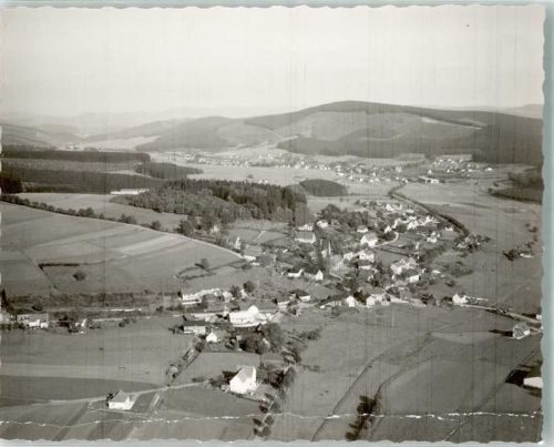 Rahrbach Foto Original aus Archiv eines Ansichtskartenverlags Vogelschau Ort handschriftlich