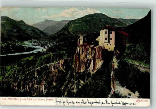 Bozen 1907 Burg Haselburg