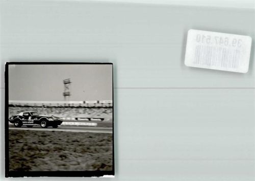 Hockenheim Rennszene mit Corvette auf dem Hockenheimring Foto Orginal aus Archiv eines Ansichtskartenverlags Ort handschriftlich