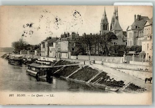 Blois 1905 Les Quais Kirche
