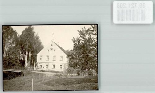 Langenneufnach Ort handschrifrlich Foto Original aus Archiv eines Ansichtskartenverlags