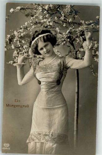 1914 Morgengruß Ela Kirschblüten EAS Nr.4299-3