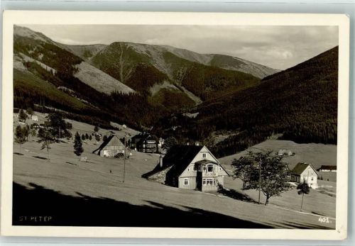 Svaty Petr St. Peter 1940 Foto AK Pension enzian