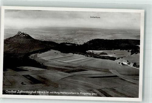 Albstadt Fliegeraufnahme Gasthaus Zollersteighof Burg Hohenzollern