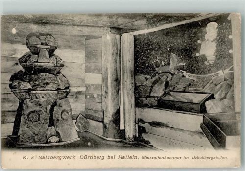 Bad Dürrnberg Mineralienkammer im Jakobbergstollen
