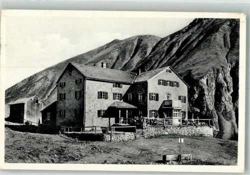 Kemptner Hütte 1954 Hüttenstempel Notopfermarke Berlin