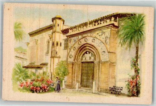 Sevilla Künstlerkarte Kirche St. paula