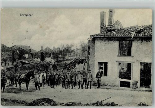 Apremont 1915 Uniform Feldpost WK I 33. Inf.-div. Landw. Inf. Regt. 32
