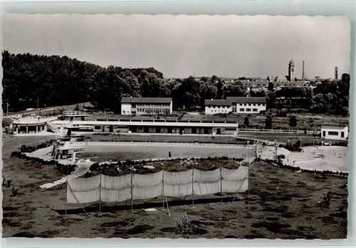 Kehl Schwimmbad Jugendherberge Foto AK