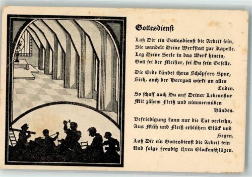 Gottesdienst Vers Handwerk