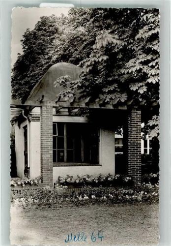 Melle Trinkhalle Ort handschriftlich Foto Original aus Archiv eines Ansichtskartenverlags