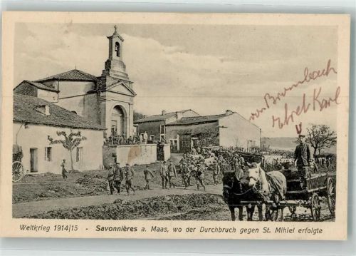 Savonnieres 1914 WK I Kirche Uniform