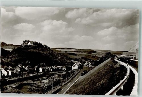 55601 W6570 Kirn , Nahe Foto AK Kyrburg Umgehungsstrasse