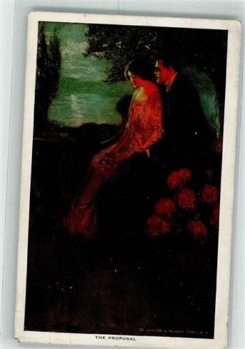 1913 No. 273 Liebespaar im Licht des Mondes