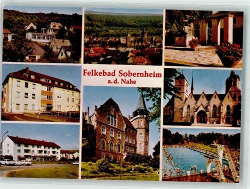 Bad Sobernheim Kriegerdenkmal Pfarrkirche St. Matthias Schwimmbad