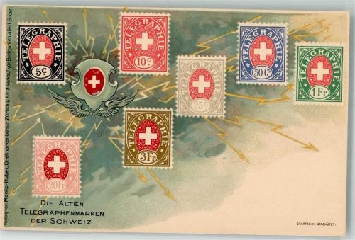 Zürich Alte Telegraphenmarken der Schweiz Verlag Menke-Huber Briefmarkenbörse