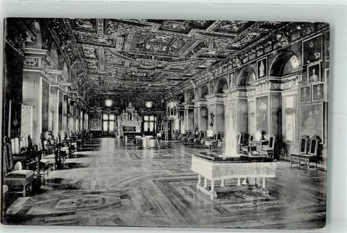 Heiligenberg 1919 Schloss Rittersaal