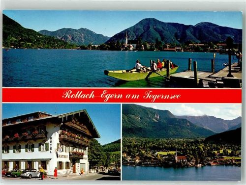 Rottach-Egern VW Käfer Ruderboot