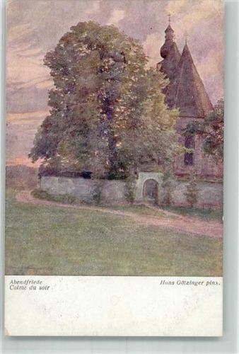 1918 Nr. 1977 sign. Götzinger Abendfriede Kirche