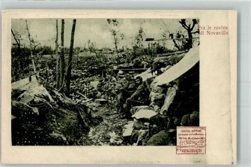 Slowenien Novavilla zwischen den Ruinen La Guerra D`Italia Nr. 7