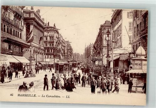 Marseille Straßenbahn La Cannebiére