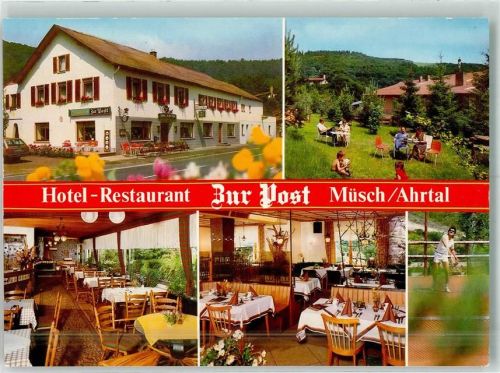 Müsch Hotel Gasthaus Zur Post mit Tennisplatz