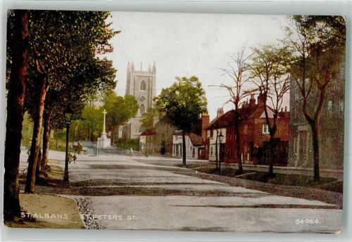 St. Albans Foto AK Kirche St. Peter Street