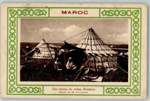 Casablanca 1931 Tracht Foto AK Ort handschriftlich