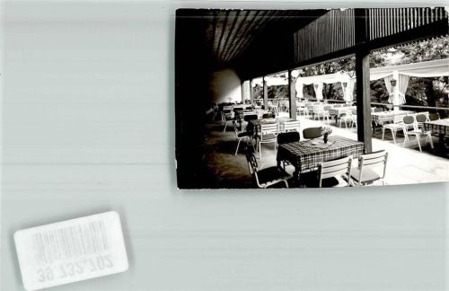 Schwalenberg Terrasse des Burgcafes Foto Original aus Archiv eines Ansichtskartenverlags Ort handschriftlich