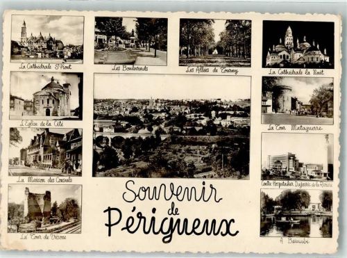 Perigueux 1959 Kirche St.Front Krankenhaus Boulevard