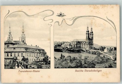 Bad Staffelstein Franziskaner-Kloster Basilika Vierzehnheiligen