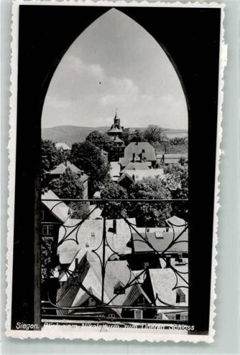 Siegen Schloss Foto Original aus Archiv eines Ansichtskartenverlags