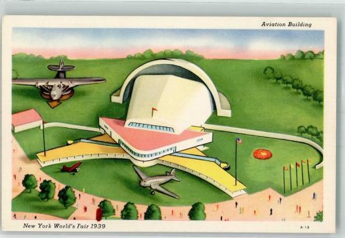 New York City Weltausstellung 1939 Luftfahrtgebäude Flugzeuge