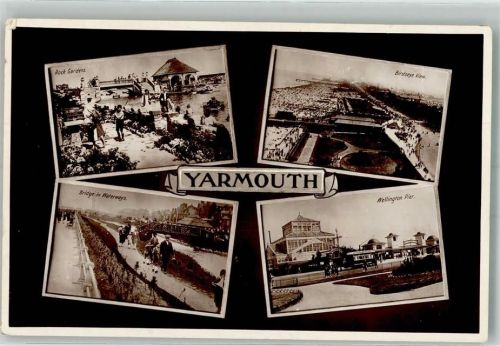 Ventnor 1931 Foto AK Rock Gardens Schwimmbad Strand Straßenbahn Wellington Pier Yarmouth Isle of Wight