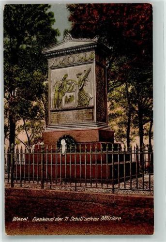 Wesel Denkmal der 11 Schill`schen Offiziere
