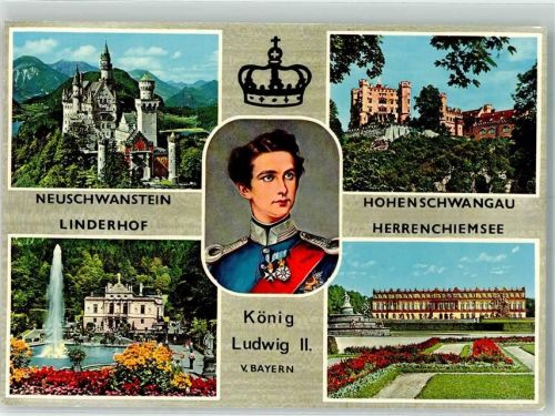Neuschwanstein Die Schlösser des Königs Linderhof Hohenschwangau Herrenchiemsee Fotograf Härtl Hüttenstempel