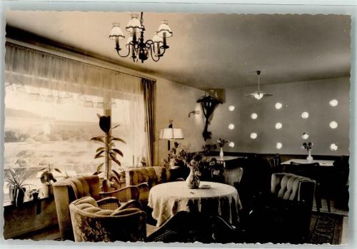 54426 W5509 Neunkirchen , Hunsrück 1959 Foto AK Hotel haus Brümmenberg